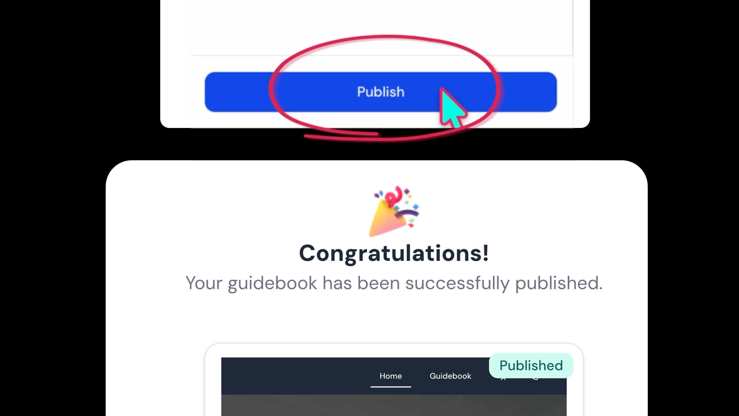 Publishing digital guidebook