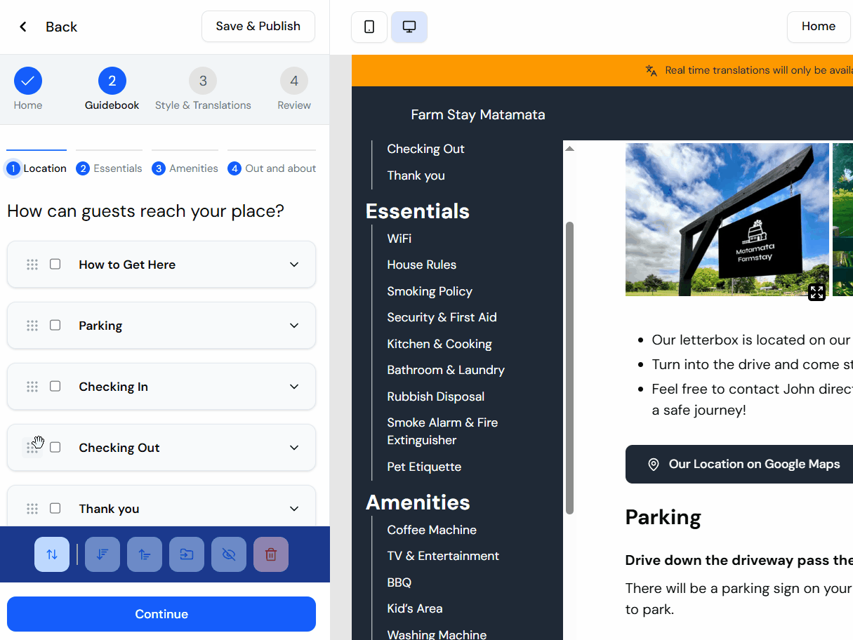 Move and Reorder Unlocked: Edit Guides Faster with Drag & Drop! section reorder 1